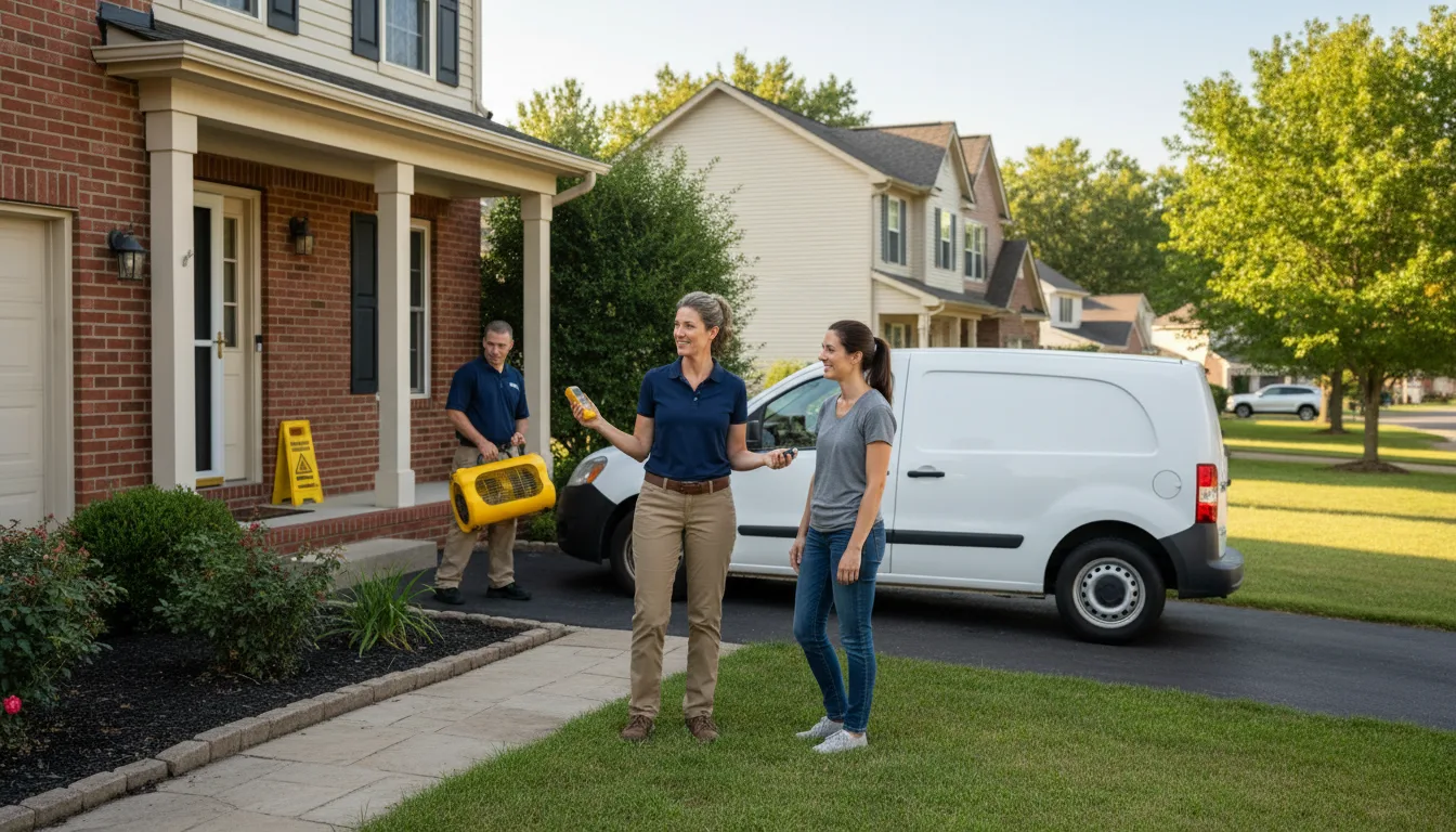 Residential water damage restoration in Delta, CO